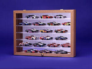 SOLID OAK 1/64 SCALE 30 DIECAST CAR DISPLAY CASE | eBay