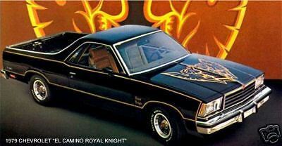 1979 CHEVROLET EL CAMINO ROYAL KNIGHT ~ REF. MAGNET  