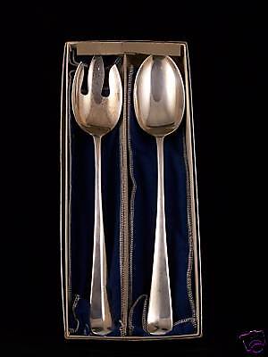 VINTAGE KIRK & MATZ SILVERPLATE GEORGIAN; SALAD SET  