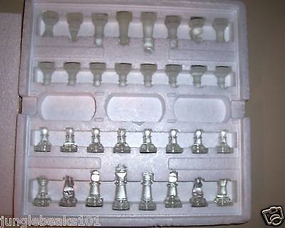 32 piece GLASS CHESS set toys gifts prizes kids games  