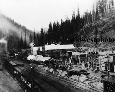 Taft Montana ghost town,Trains, Railroad photo 1908  