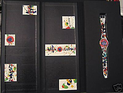 SWATCH ART,SAM FRANCIS,LIMITED EDITION,WITH LITHO,NEW  