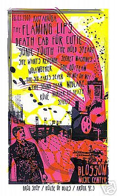 Flaming Lips, Death Cab, Sonic Youth, Wolfmother Print  