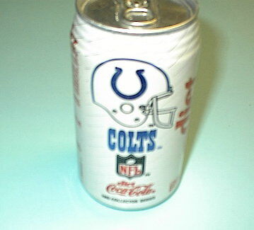 1992 COLTS DIET COCA COLA COKE SEALED CAN  