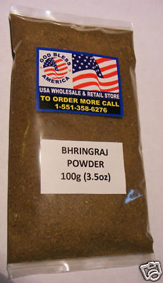 Ayurvedic Herb BHRINGRAJ POWDER Hair Fall & Gray Remedy  