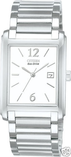 Citizen Eco Drive Mens BW0170 59A Square Date Watch  