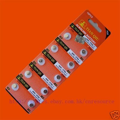 10PCS AG0 LR521 379 SR521SW alkaline battery TIANQIU  