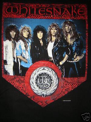 Vintage Concert T Shirt WHITESNAKE 87 NEVER WORN WASHED  