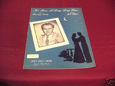 1945 ITS BEEN A LONG TIME CARL RAVAZZA SHEET MUSIC  