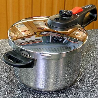 MAGEFESA 18/10 Stainless Steel Pressure Cooker 4.3Qt  