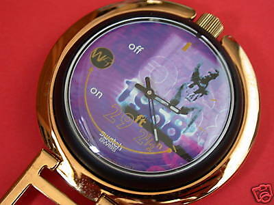 Swatch 1996 POP Clock Bob Beamon   PUZ100 Olympic Sp  