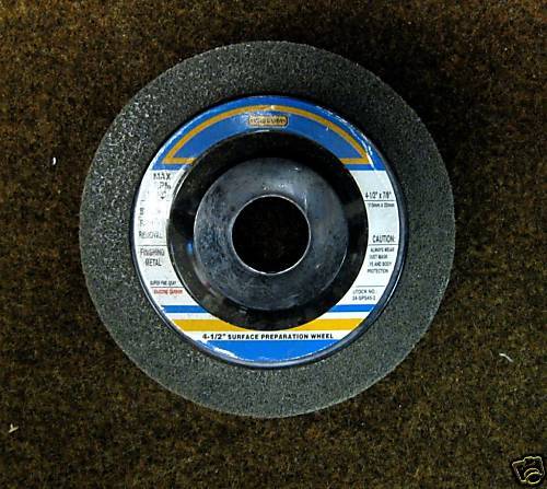 New Wisdom 4 1/2 x 7/8 Surface Preparation Wheel  