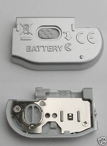 New Nikon COOLPIX L4 Battery Chamber Lid/Door SILVER  