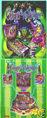 Circus Voltaire, Bally Pinball Flyer  