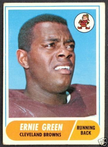 1968 TOPPS FOOTBALL #24 ERNIE GREEN CLEVELAND BROWNS  